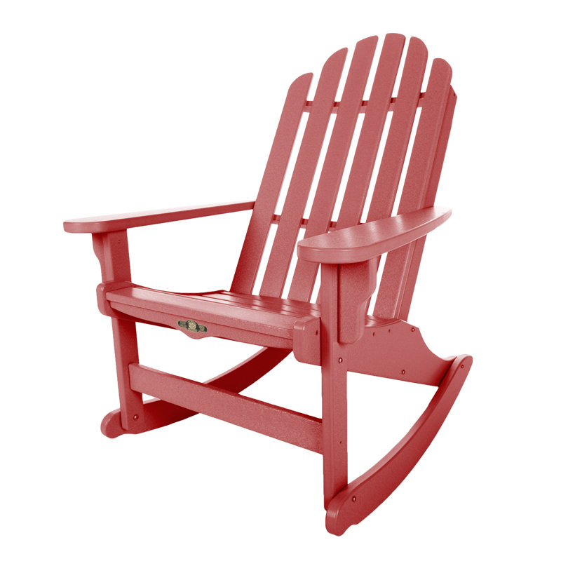 Chaise à bascule Gebo, Rouge