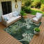 Tapis floral intérieur / extérieur lavable à la machine Layton ACN2239-2081652913
