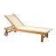 St. Tropez Outdoor Teak Chaise Lounge-91460948