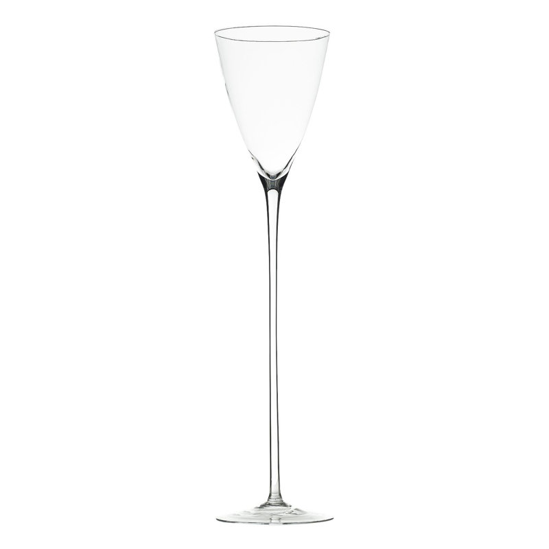 Handmade Glass Table Vase, 31.25" H x 7.5" W x 7.5" D