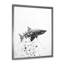 Danse du requin gris monochrome-1795461-1795485