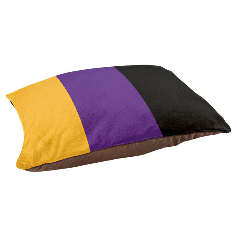 Coussin Designer, Grand (L 40 po x l 50 po), Or / mauve / noir