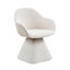 Chaise d'appoint pivotante à 180 °