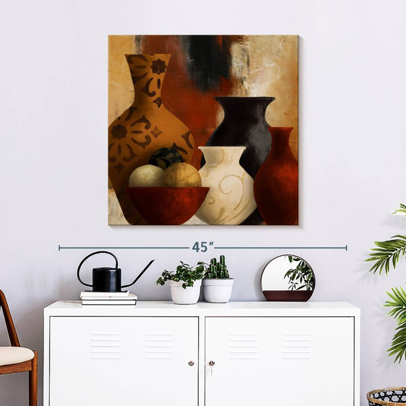 Senne Moroccan Vessels, 30" H x 30" W