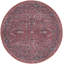 Tapis oriental rouge lavable à la machine-1781855409