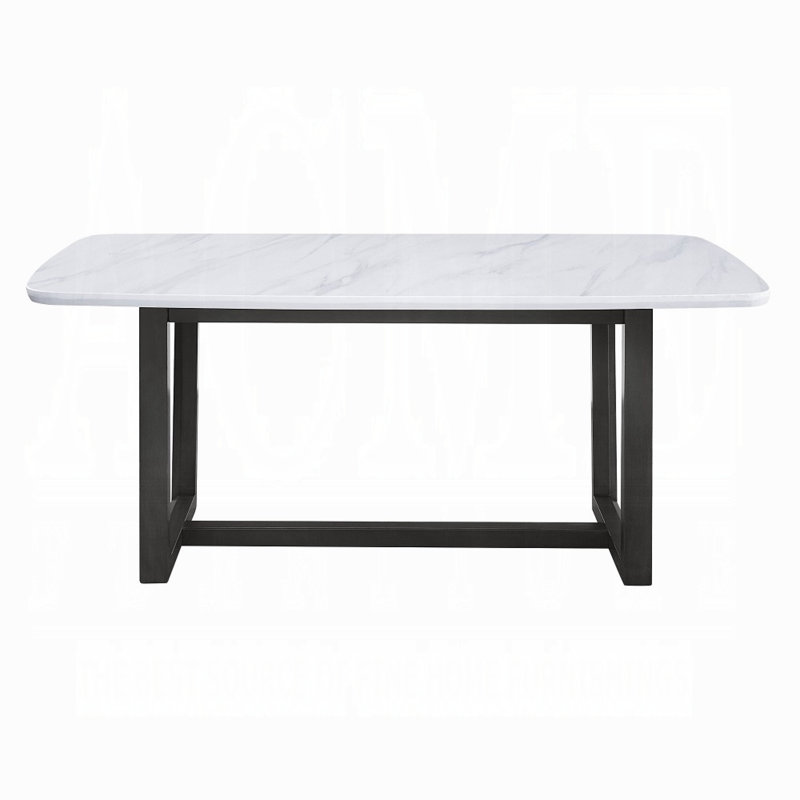 Madan Dining Table W/marble Top