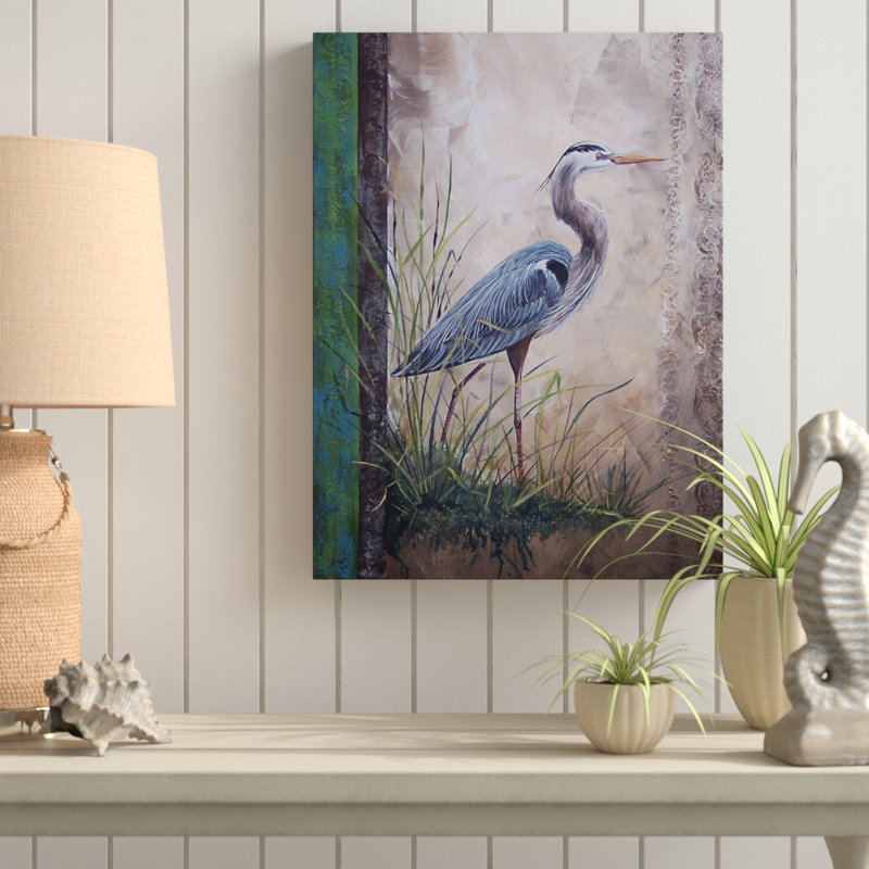 «In the Reeds» par Jean Plout - impression sur toile, H 47 po x l 35 po x P 2 po