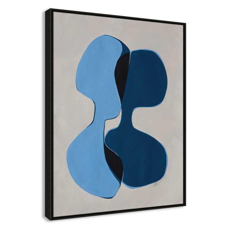 In Unity I by Filippo Ioco For Casa Fine Arts, 41.5" H x 31.5" W x 2" D, Espresso Framed
