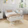 Auxter 38" Metal Platform Bed Frame with Parisian Style Headboard and Footboard, Heavy-duty Slats Support, Under Bed Storage, No Box Spring Needed