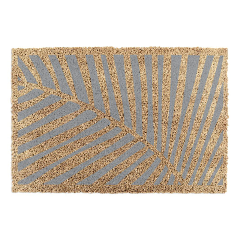 Wigburg Kitchen Mat, Grey/Yellow