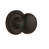 New York Interior Mortise Door Knob with Rope Rosette