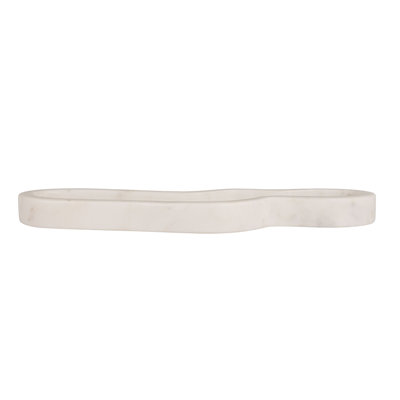 Organic-Shaped Marble Tray