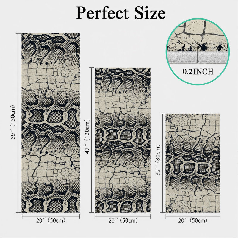 Tapis de cuisine Snake