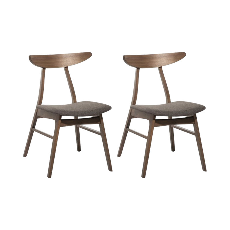 Steve 43cm H Polyester Blend Upholstered Slat Back Side Chair