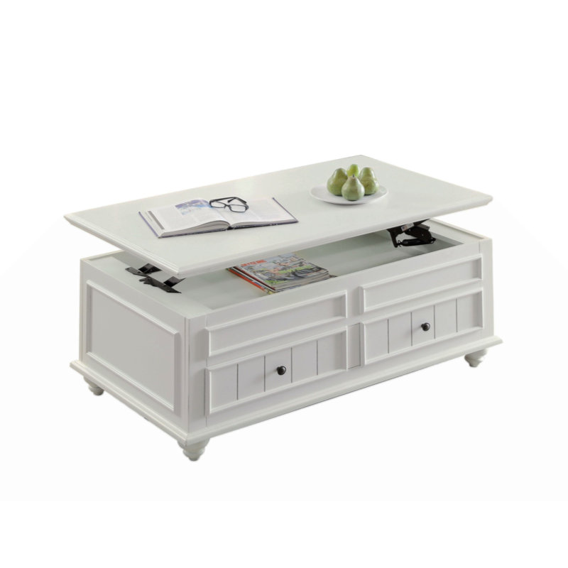 Amiliana Coffee Table White Coffee Table Rectangular Table