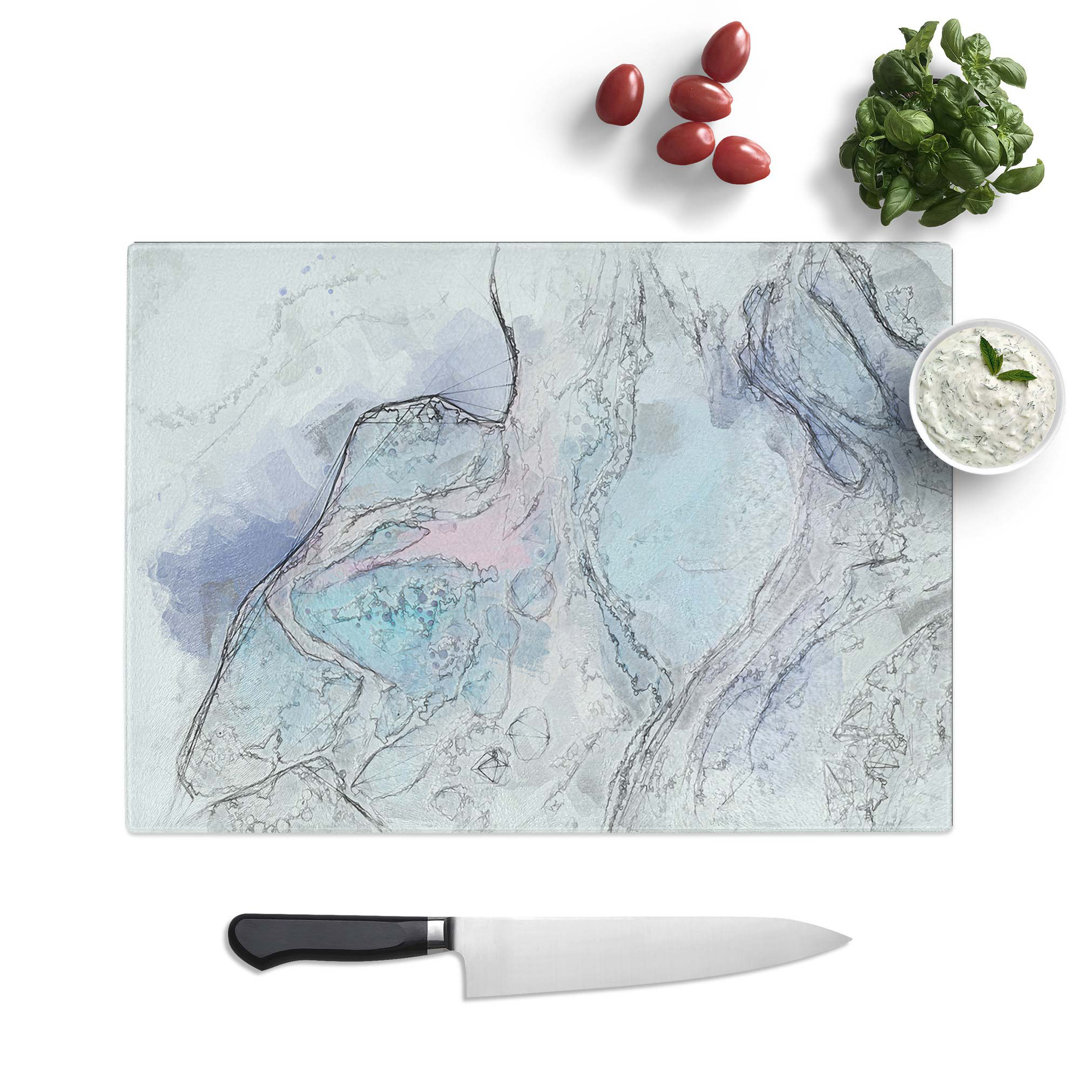 Glass Electricity For Two in Abstract Chopping Board