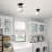 1-Light Modern Vintage Farmhouse Indoor Dimmable Ceiling Light