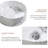 Round Vessel Sink Black White Marble 15"X15" Inch Bathroom Vessel Sink Round Above Counter Sink-123428812
