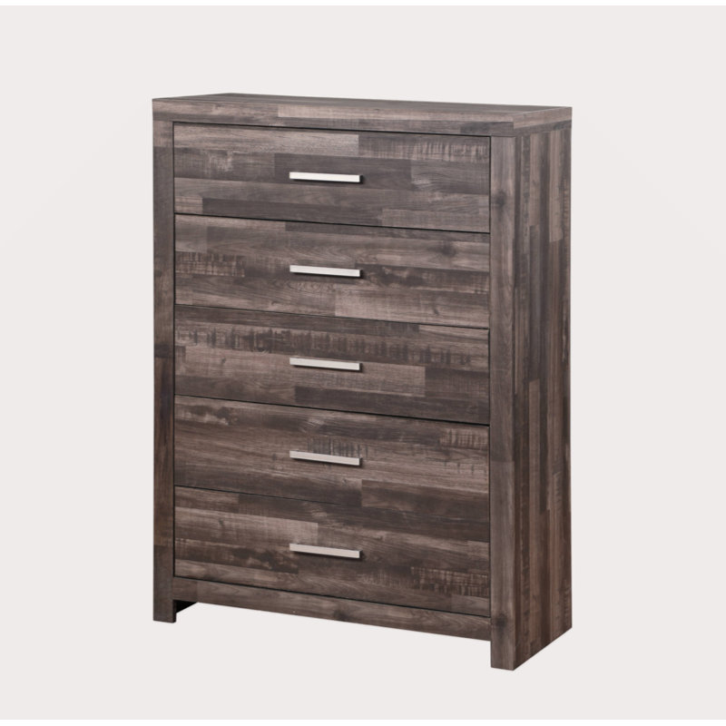 Commode finition cerisier foncé