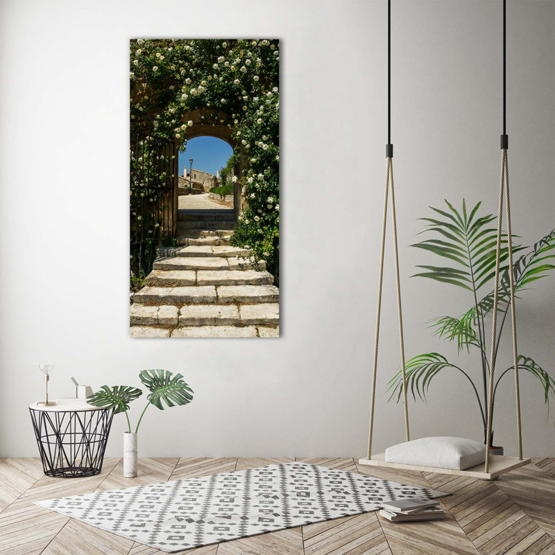 Floral Arch - Wrapped Canvas Print