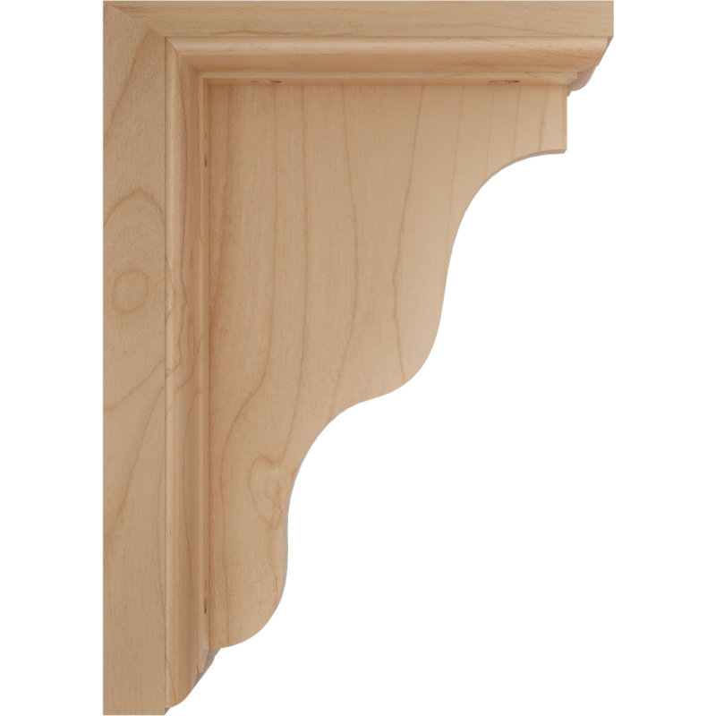 Support en bois Hamilton traditionnel, Aulne, H 7 po x l 3 po x P 5 po