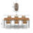 20"H Bencomo Cylinder 1-Light Rope Pendant