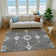 Premium Machine Washable Taquoia AMF122 Gray Rug