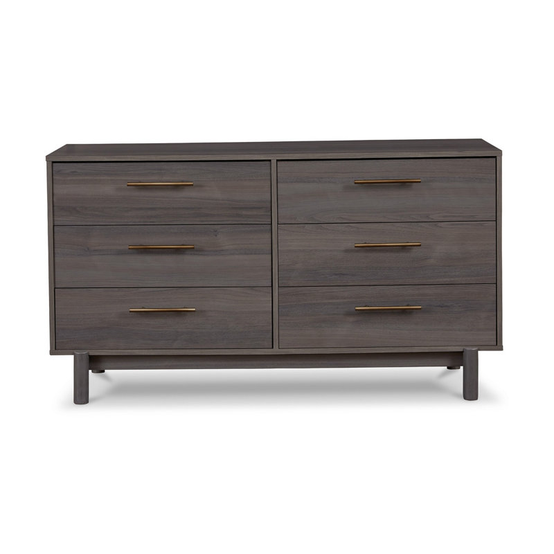 Commode double 6 tiroirs l 59 po