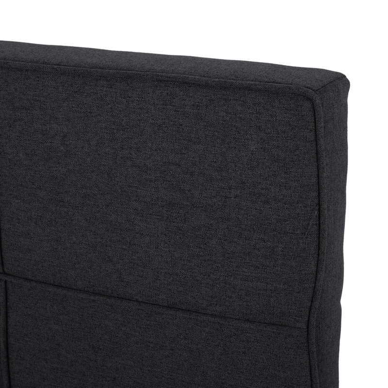 Irick Upholstered Headboard, Full/Queen, Black