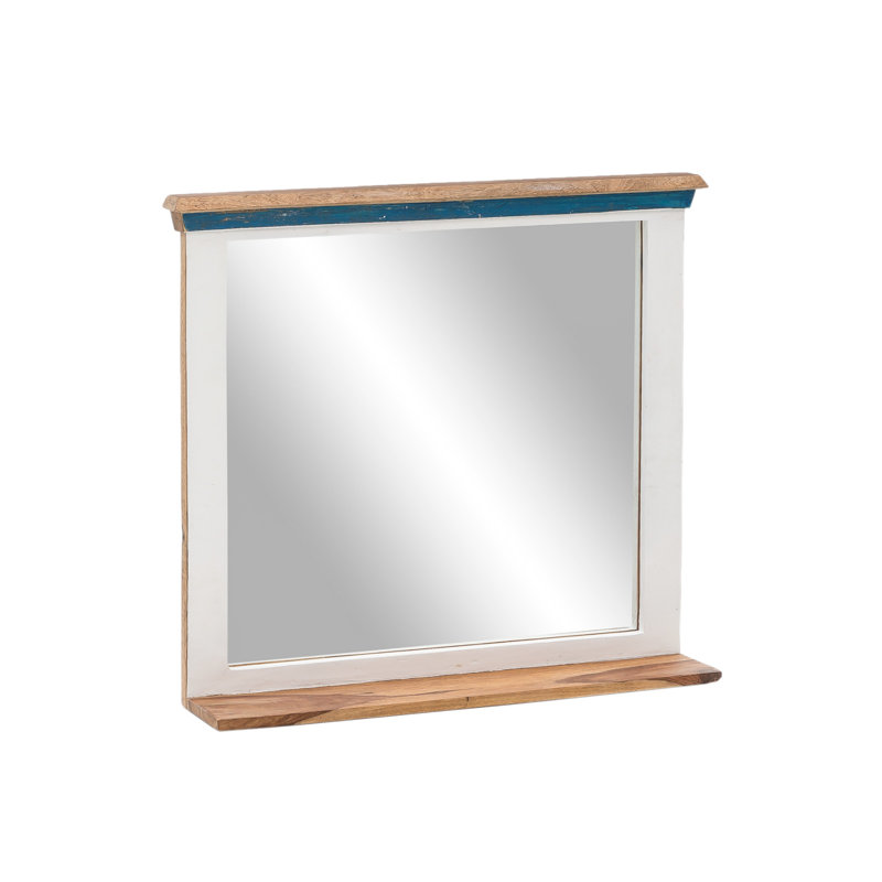 Camerton Wood Flat Wall Mirror