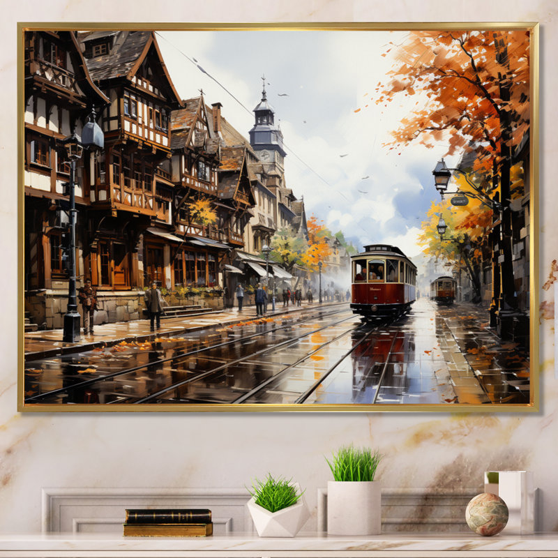 Martisa " Germany German Timberline II ", Cadre flottant doré, H 30 po x l 40 po x P 1,5 po