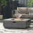 40'' Square Iron Fire Pit - 50 000 Btu (Tank Cover Not Included)-674746518
