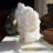 Translucent Apophyllite on Chalcedony. Acrylic Mounted.