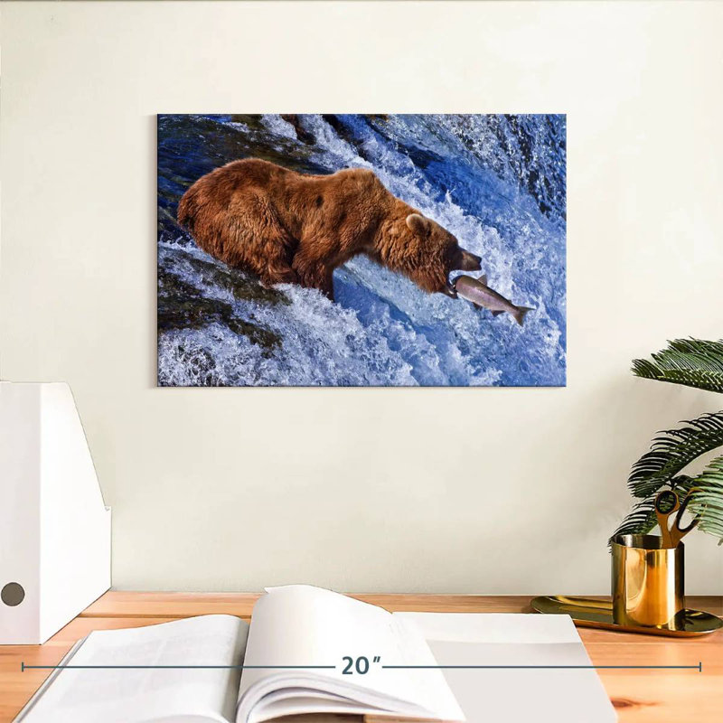 Brampt Bear Hunting, 8" H x 12" W