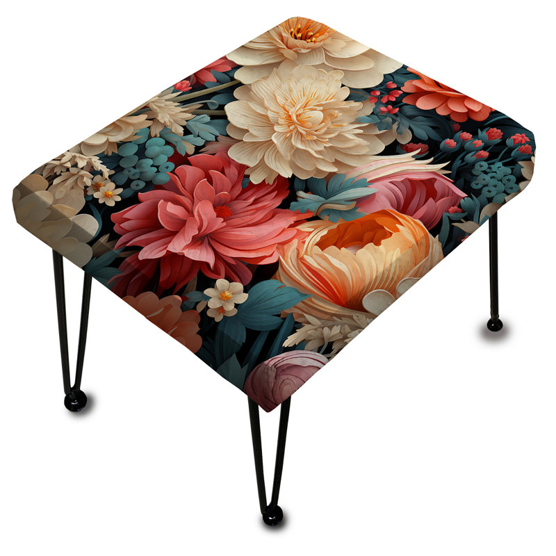 Motif de pivoines botaniques Fantasy Foliage