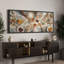 "Neutral Toned Feast Celebration", très grandes photos, impression sur toile encadrée-120284298-120284297