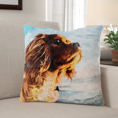 Cuccia Outdoor Reversible Throw Pillow