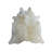 Algot Handmade Cowhide White/Gold Area Rug
