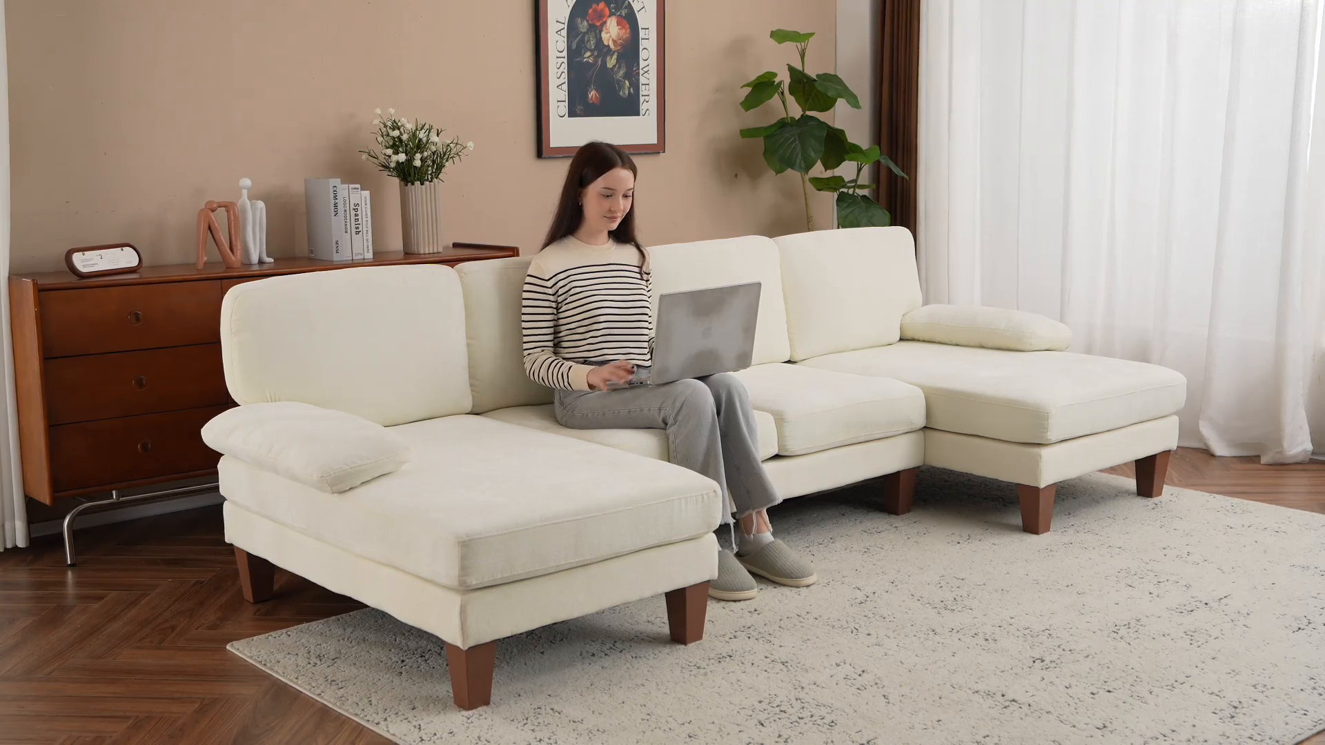 George Oliver 111'W U-Shaped Sectional & Reviews | Wayfair