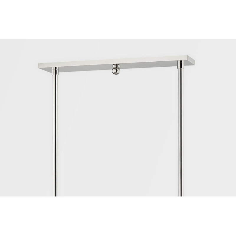 Lustre à 9 lumières Tanner - finition nickel poli, Nickel poli