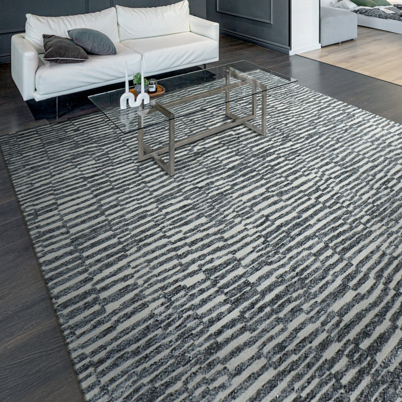 Striped Area Rug, Rectangle 8' x 10'