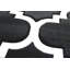 Tapis noir / blanc à motif géométrique Mccampbell-32514766
