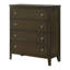 Commode 4 tiroirs cacao foncé