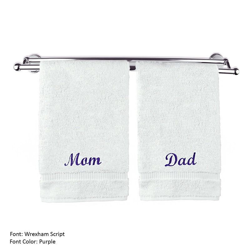 Ensemble de 2 serviettes en coton Finkelstein