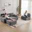 Canapés modulaires modernes en mousse à mémoire de forme pour salon sans assemblage avec coussins-490661527