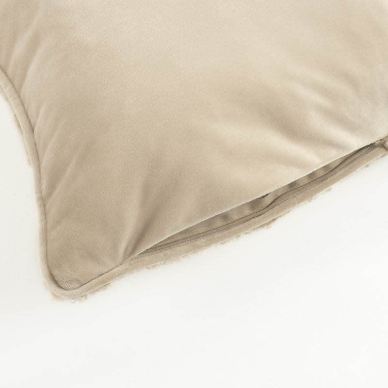 Neo Boucle Lumbar Pillow Cover 2Pc Set, Beige