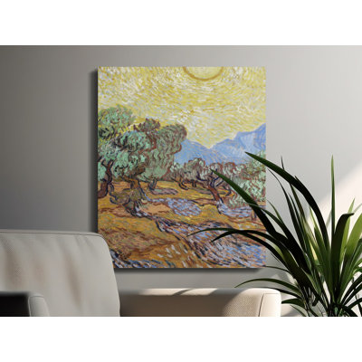 Hallock 1 Piece Wrapped Canvas Wall Art Set