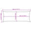 Cerro 6m x 4m Rectangular Shade Sail