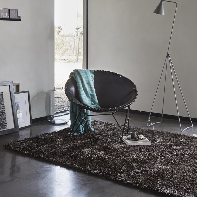 New Glamour Solid Colour Area Rug, Rectangle 200 x 300cm
