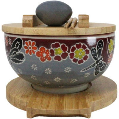 Ensemble de baguettes Maroon Tombo Dragonfly Donburi Ramen